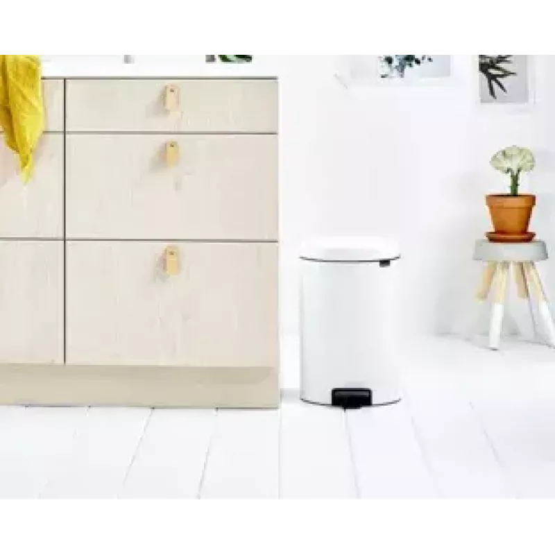 Pattumiera Brabantia 111846 20L rotonda bianco