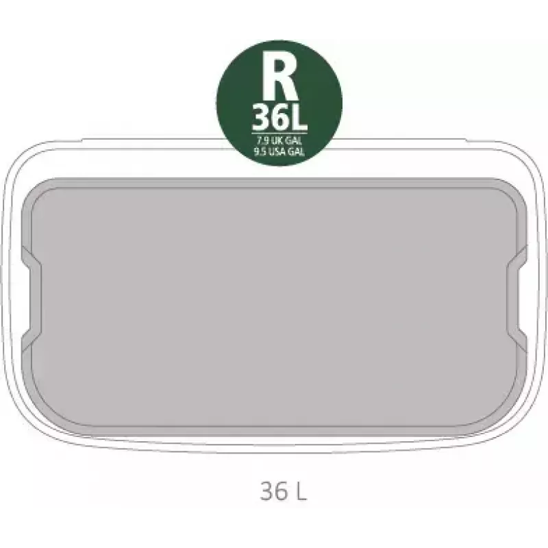Pattumiera rettangolare Brabantia 121388