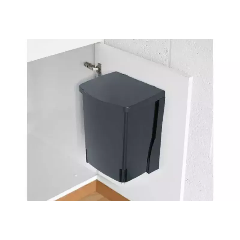 Brabantia 395246 pattumiera da incasso, 10 L, nero