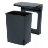 Brabantia 395246 pattumiera da incasso, 10 l, nero