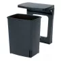 Brabantia 395246 pattumiera da incasso, 10 L, nero