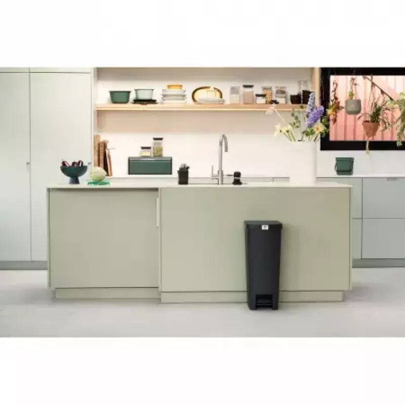 Pattumiera Brabantia 40L angolare grigio 800023