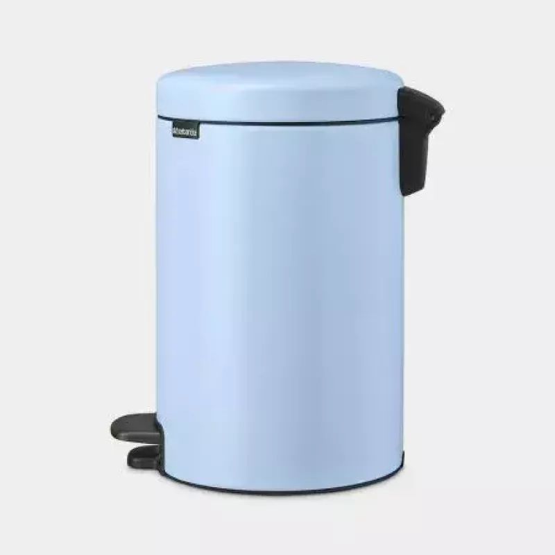 Pattumiera Brabantia NewIcon 12 L rotonda blu