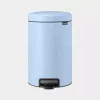 Pattumiera Brabantia NewIcon 12 L rotonda blu