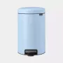 Pattumiera Brabantia NewIcon 12 L rotonda blu