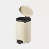 Pattumiera Brabantia NewIcon 20 L rotonda beige