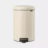Pattumiera Brabantia NewIcon 20 L rotonda beige