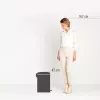 Pattumiera Brabantia NewIcon 20 L rotonda beige