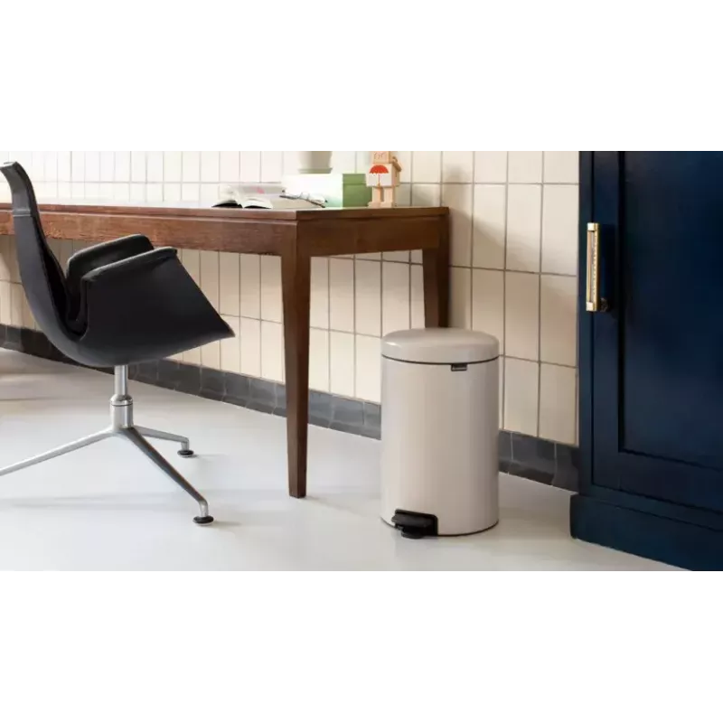 Pattumiera Brabantia NewIcon 20 L rotonda beige