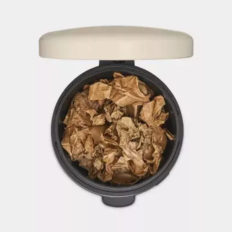 Pattumiera Brabantia NewIcon 20 L rotonda beige