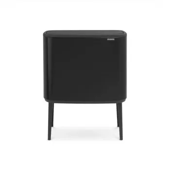 Pattumiera Brabantia 316067 33L rettangolare acciaio inox nero