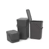 Pattumiera Brabantia 109720 6L rettangolare grigia