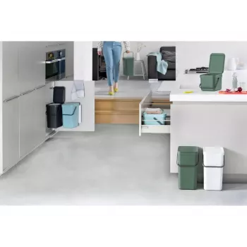 Pattumiera Brabantia 129827 16L rettangolare plastica verde