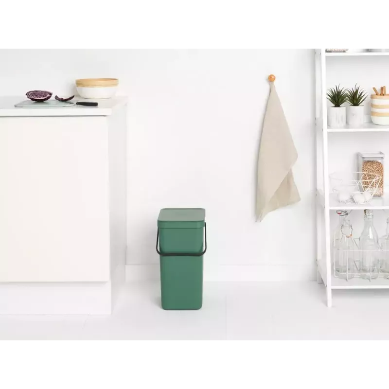 Pattumiera Brabantia 129827 16L rettangolare plastica verde