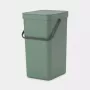 Pattumiera Brabantia 129827 16L rettangolare plastica verde