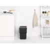 Pattumiera Brabantia 129940 25 L rettangolare plastica grigia