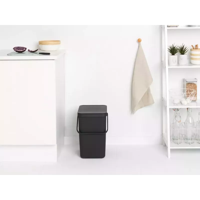 Pattumiera Brabantia 129940 25 L rettangolare plastica grigia