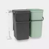 Brabantia Sort & Go rettangolare plastica verde grigio larghezza 520 mm profondità 370 mm altezza 430 mm