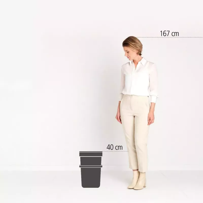 Brabantia Sort & Go 25 L pattumiera verde 265x340x400 mm
