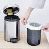 Pattumiera con pedale Brabantia newIcon rotonda acciaio inox spazzolato
