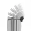 Pattumiera con pedale Brabantia newIcon rotonda acciaio inox spazzolato