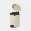 Brabantia NewIcon 5 L pattumiera rotonda beige