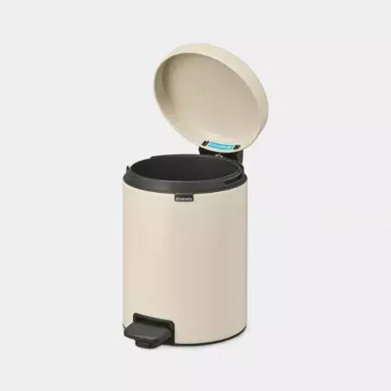 Brabantia NewIcon 5 L pattumiera rotonda beige