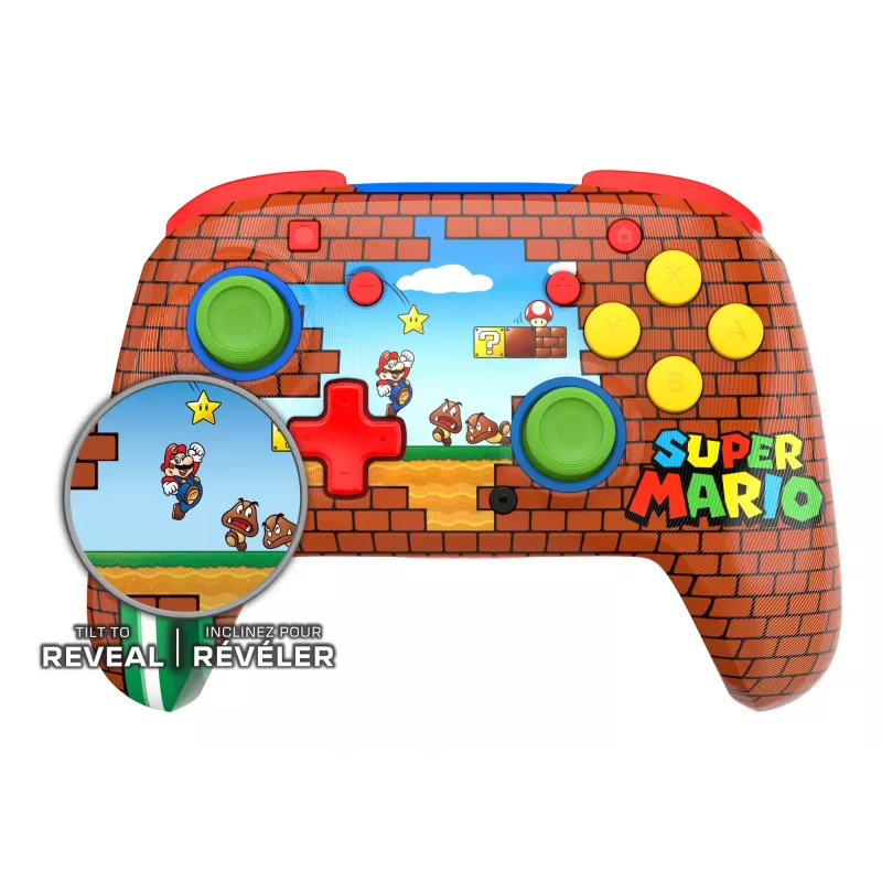 Turtle Beach Rematch Controller wireless per Nintendo Switch, Mario Bricks Reveal