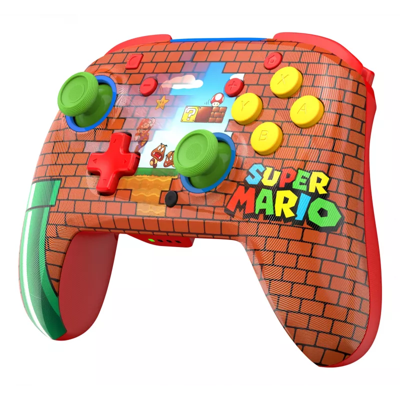 Turtle Beach Rematch Controller wireless per Nintendo Switch, Mario Bricks Reveal
