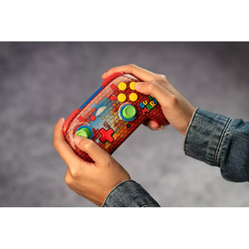 Turtle Beach Rematch Controller wireless per Nintendo Switch, Mario Bricks Reveal