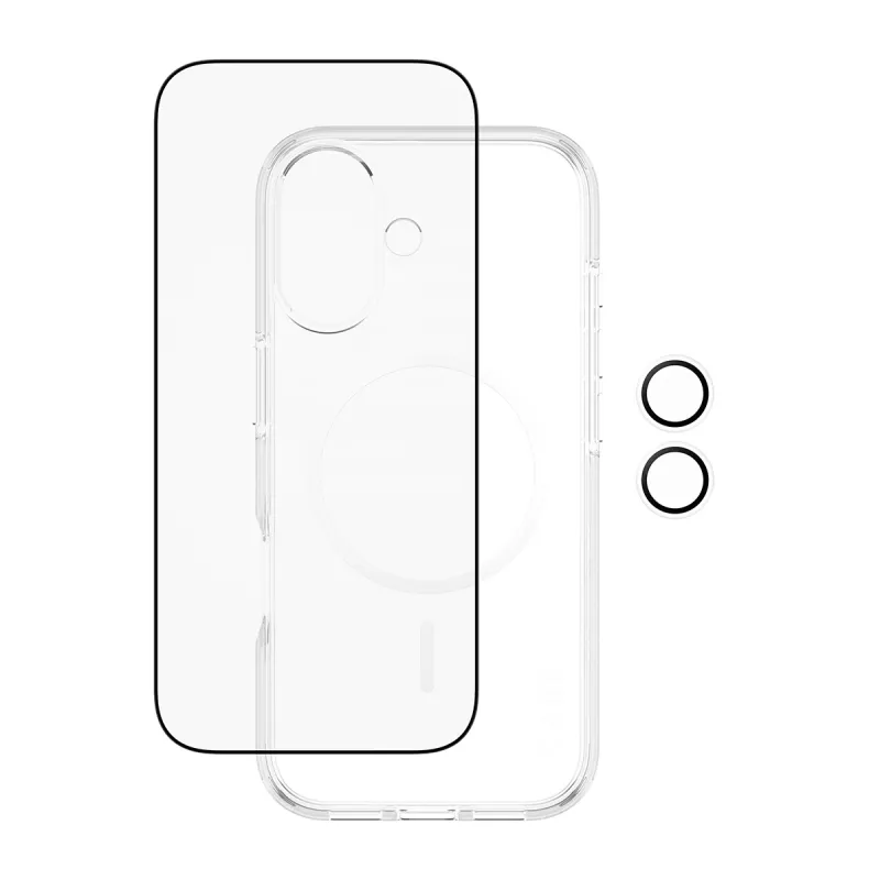 PanzerGlass CARE 3-in-1 Flagship Explorer Bundle iPhone 17 antigraffio e antiurto