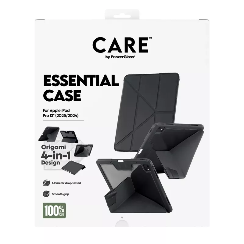 Custodia protettiva in TPU PanzerGlass per iPad Pro 13 (2024–2025) — nero