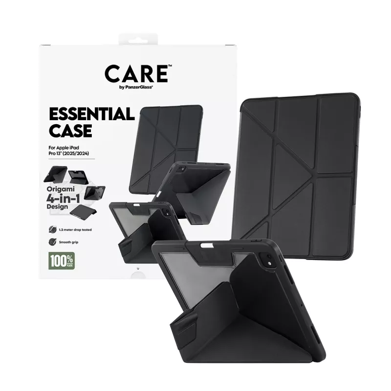 Custodia protettiva in TPU PanzerGlass per iPad Pro 13 (2024–2025) — nero