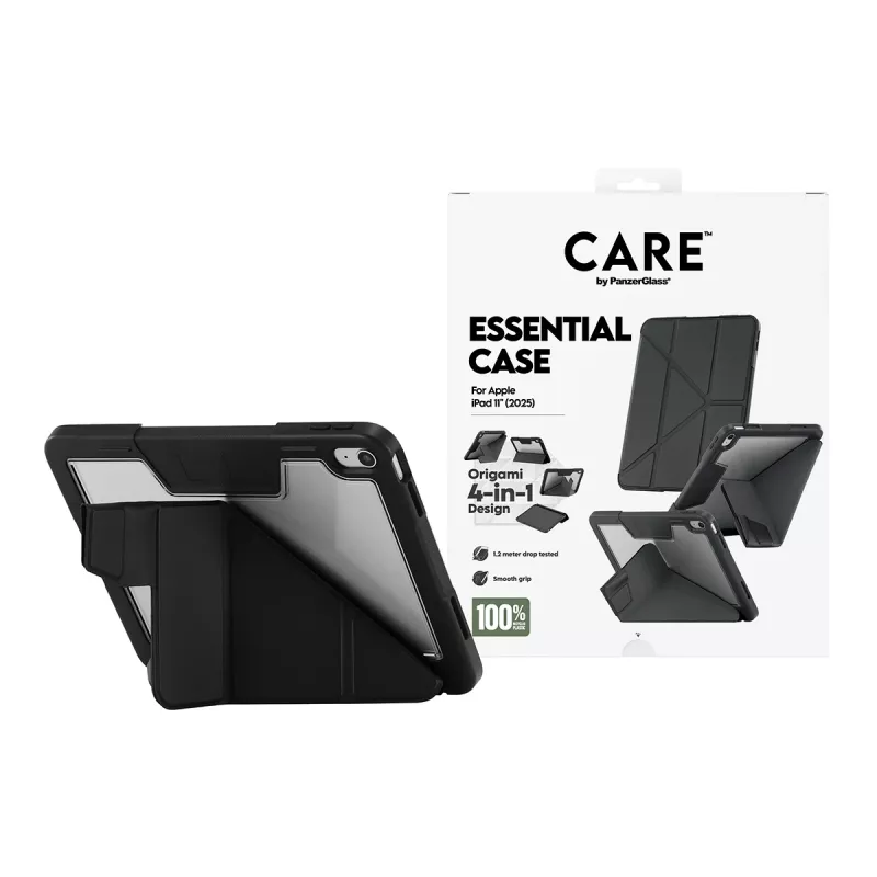 Custodia per tablet PanzerGlass TPU Essential Case per iPad 11 (2025) – nero