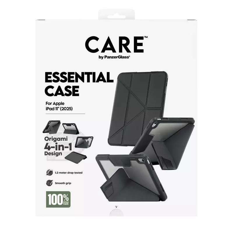 Custodia per tablet PanzerGlass TPU Essential Case per iPad 11 (2025) – nero