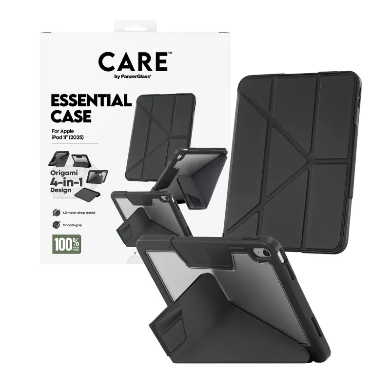 Custodia per tablet PanzerGlass TPU Essential Case per iPad 11 (2025) – nero