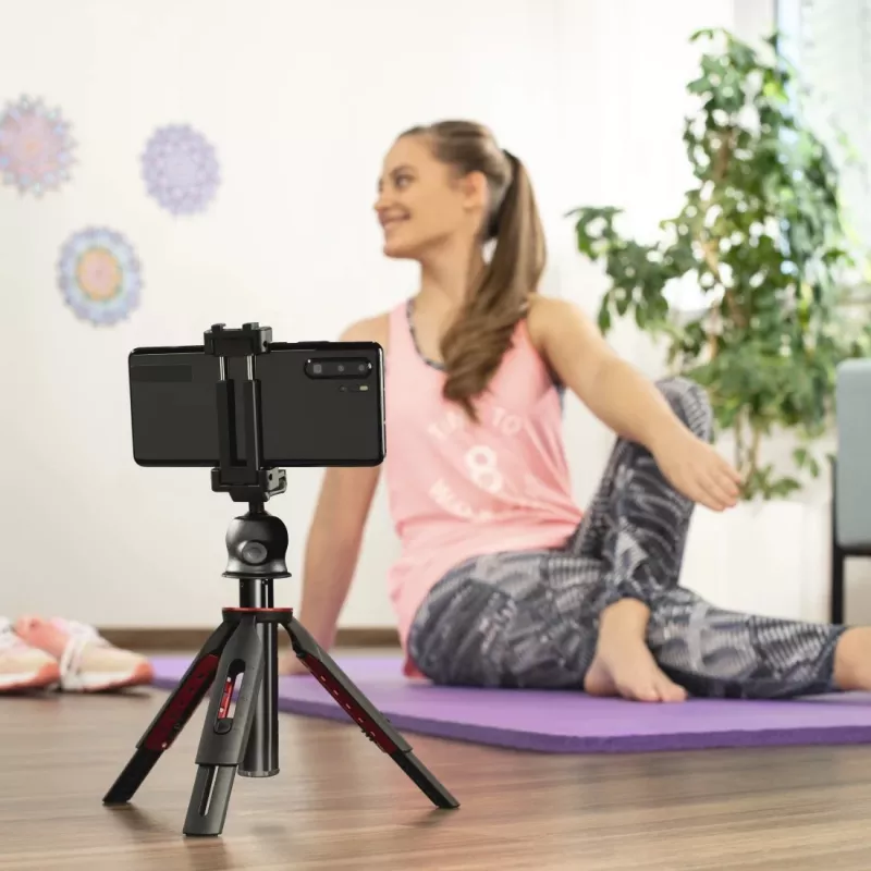 Treppiede HAMA Solid 80 Ball con telecomando Bluetooth – treppiede a testa sferica HAMA Solid 80