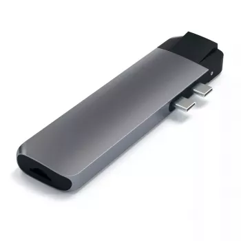 Satechi Type-C Pro Hub, HDMI 4K con Ethernet, space gray (ST-TCPHEM)