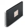 Hama 00009833 Fine Art album fotografico a spirale 24x17, 50 fogli neri, New Black