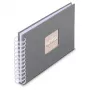 Album fotografico Hama 00009836 grigio 50 fogli 10 x 15 rilegatura a spirale