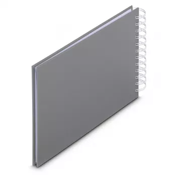 Album fotografico Hama 00009836 grigio 50 fogli 10 x 15 rilegatura a spirale