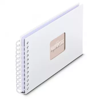 Album fotografico Hama 00009842 bianco 50 fogli 10 x 15 rilegatura a spirale