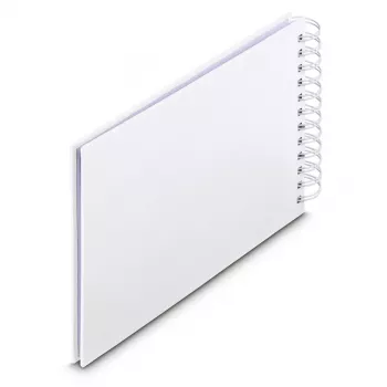 Album fotografico Hama 00009842 bianco 50 fogli 10 x 15 rilegatura a spirale