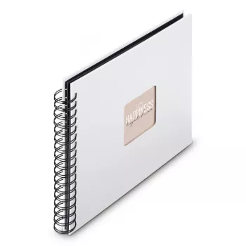 Album fotografico Hama 00009846 bianco 100 fogli 10 x 15 rilegatura a spirale