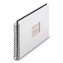Album fotografico Hama 00009846 bianco 100 fogli 10 x 15 rilegatura a spirale