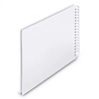 Album fotografico Hama 00009843 bianco 50 fogli 10 x 15 rilegatura a spirale