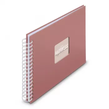 Album fotografico Hama 00009855 terracotta 50 fogli 10 x 15 rilegatura a spirale