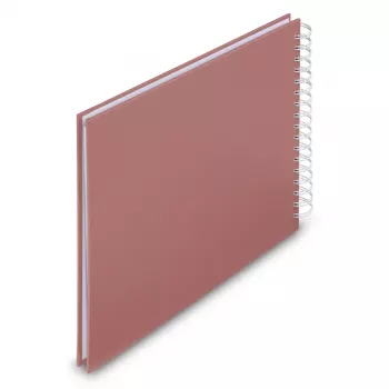 Album fotografico Hama 00009855 terracotta 50 fogli 10 x 15 rilegatura a spirale