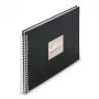 Hama 00009832 Fine Art album fotografico a spirale 36x32, 50 pagine bianche, New Black
