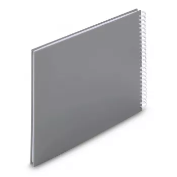 Album fotografico Hama Fine Art grigio 300 fogli 10 x 15 cm rilegatura a spirale
